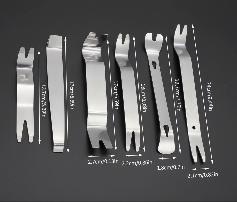 Stainless Steel Vechile Trim Tool Kit | 6 PCS