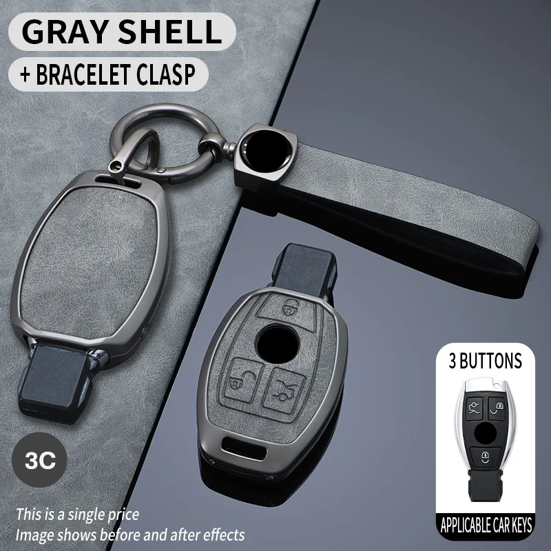 Mercedes-Benz Compatible Case | Premium Car Key Cover | Style 1