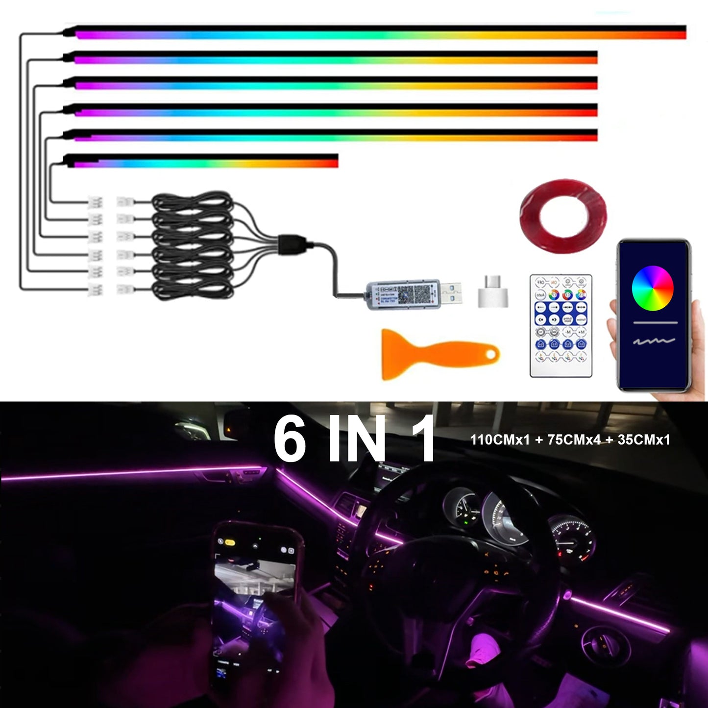 Ambient Lighting Kit | Symphony | USB Plug