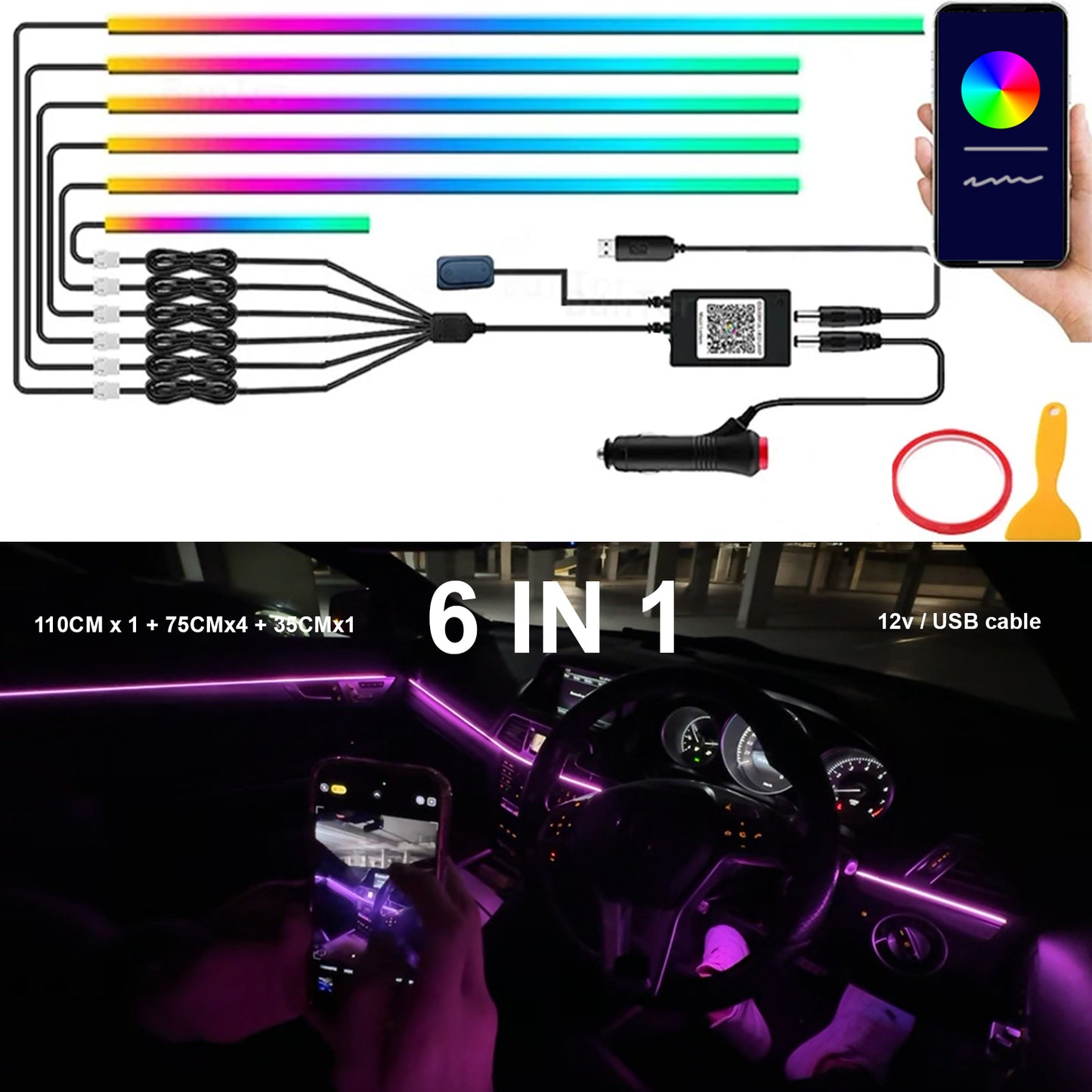 Ambient Lighting Kit | Symphony | 12v / USB Plug