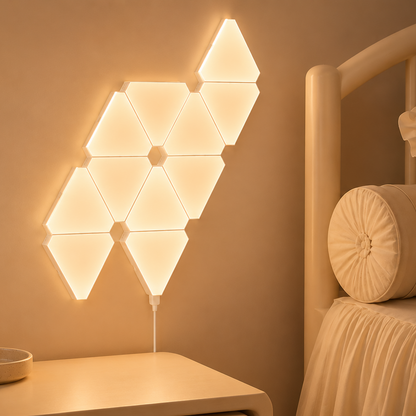 RGB Triangular Wall Panels