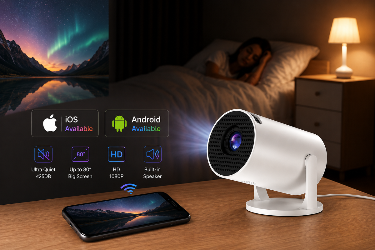 Mini Home Projector | Phone Mirror