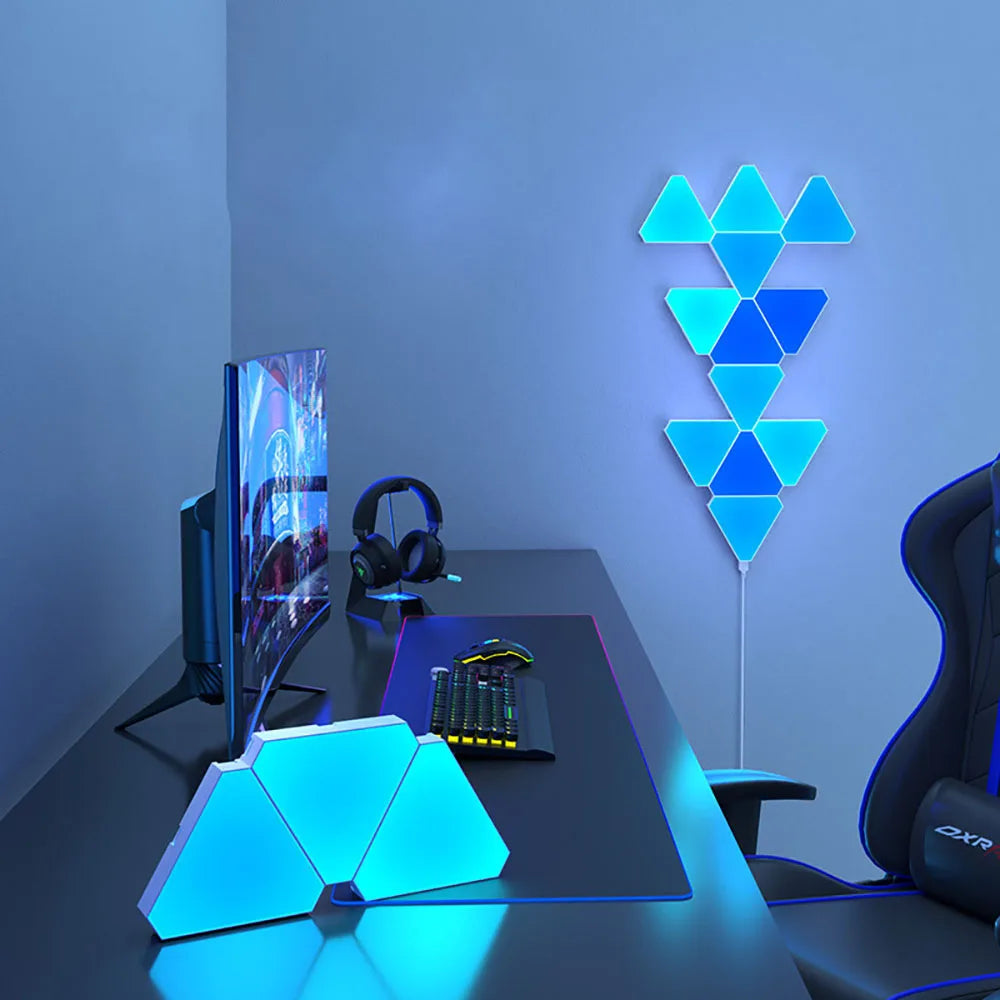 RGB Triangular Wall Panels