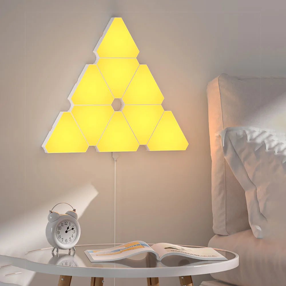 RGB Triangular Wall Panels