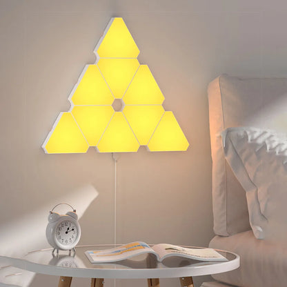 RGB Triangular Wall Panels