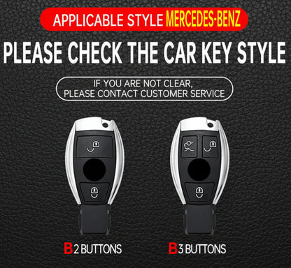 Mercedes-Benz Compatible Case | Premium Car Key Cover | Style 1